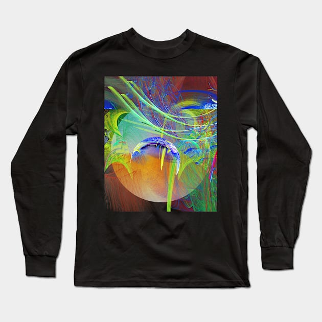 Chaotic worlds collide Long Sleeve T-Shirt by hereswendy